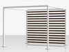 Breeze Cabana 15' Optional: Aluminum Wood Grain Slats - Back