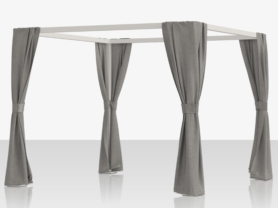 Breeze Cabana 8' Optional: Decorative Corner Curtains