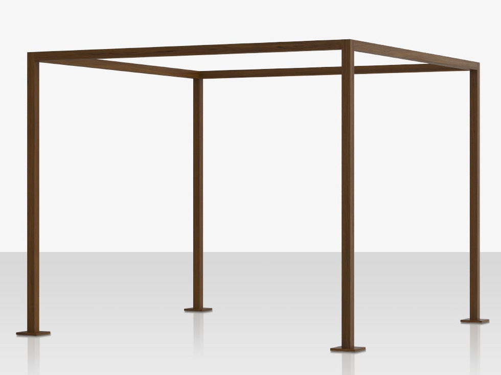 Breeze Cabana Frame - 10' - Wood Grain Frame