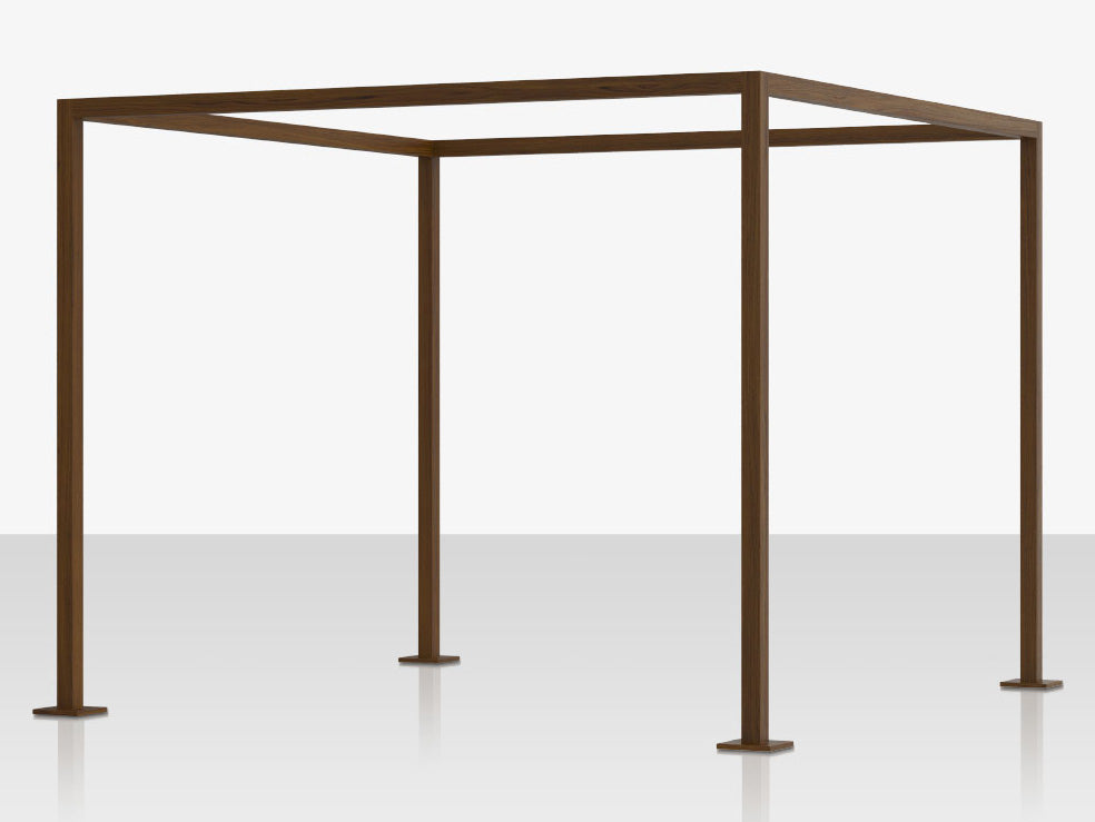 Breeze Cabana Frame - 15' - Wood Grain Frame