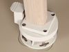 The Grand 13' Center Pole Umbrella (Round)- Wood Grain Frame, Sandlewood Base
