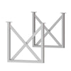 Contemporary  Square X Style Bar Table Base