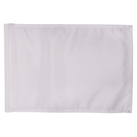 Putting Green Flag, White Plain