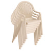 Pacific Fanback Stacking Armchair