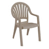 Pacific Fanback Stacking Armchair