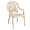 Pacific Fanback Stacking Armchair