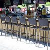 Java Wicker Armless Barstool