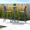 Java Wicker Armless Barstool