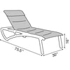 Sunset Comfort Chaise Lounge