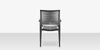 Chloe Rope Dining Arm Chair, Charcoal