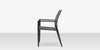 Chloe Rope Dining Arm Chair, Charcoal