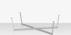 Contemporary Flat X 143 Style Dining Table Base