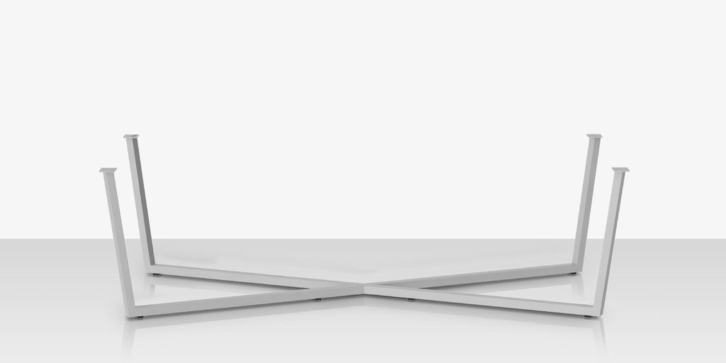Contemporary Flat X 143 Style Dining Table Base