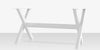 Contemporary X Style Bar Tabe Base