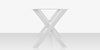 Contemporary X Style Bar Tabe Base