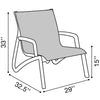 Sunset Armless Lounge Chair