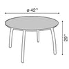 42" Round SunsetTable