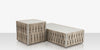 Scorpio Square End Table, Gray
