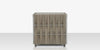 Scorpio Square End Table, Gray