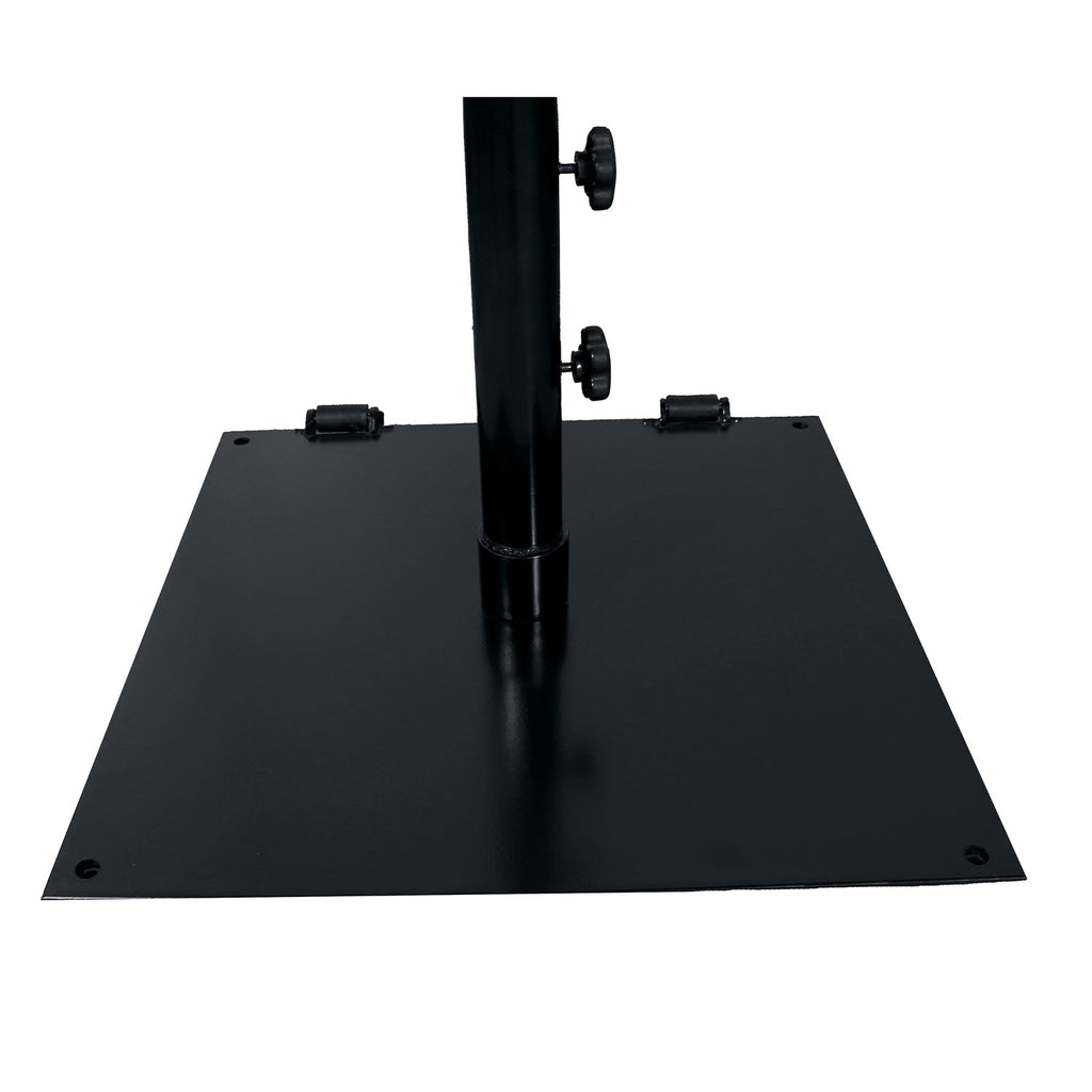75 lb. Flat 24" Square Umbrella Base with Wheels