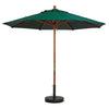7 ft Wooden Market Umbrella w/ 1 1/2" Pole