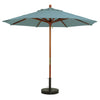 7 ft Wooden Market Umbrella w/ 1 1/2" Pole