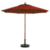 7 ft Wooden Market Umbrella w/ 1 1/2" Pole