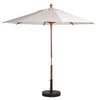 7 ft Wooden Market Umbrella w/ 1 1/2" Pole